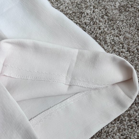 NWT Aritzia Wilfred Effortless Cropped Pant, light birch, sz 6 - Picture 6 of 7